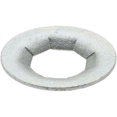 Value Collection - 3/4" OD, Spring Steel Push Nut - Zinc-Plated, 3/8" Shaft Diam - Benchmark Tooling