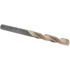 Made in USA - 17/64" High Speed Steel, 135° Point, Round with Flats Shank Maintenance Drill Bit - Benchmark Tooling