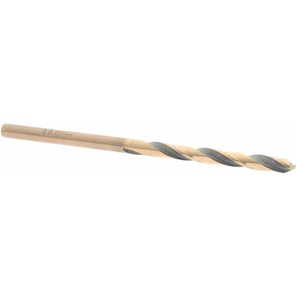 Made in USA - 1/8" High Speed Steel, 135° Point, Straight Shank Maintenance Drill Bit - Benchmark Tooling