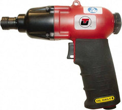 Universal Tool - 1/4" Bit Holder, 8,500 RPM, Pistol Grip Handle Air Screwdriver - 65 Ft/Lb Torque, 5 CFM - Benchmark Tooling