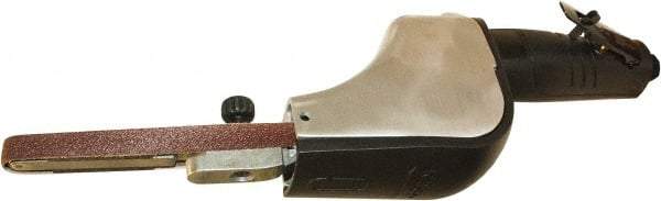 Universal Tool - 1/4 X 24 and 1/2 X 24 Inch, 20,000 RPM Air Belt Sander - 0.5 Hp, 5 CFM, Rear Exhaust - Benchmark Tooling