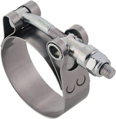 IDEAL TRIDON - 8 to 8.31" Hose, 3/4" Wide, T-Bolt Hose Clamp - 8 to 8.31" Diam, Stainless Steel - Benchmark Tooling