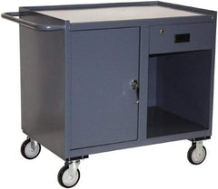 Jamco - Mobile Storage Cabinet - Steel, 36" Wide x 24" Deep x 40" High, Gray - Benchmark Tooling