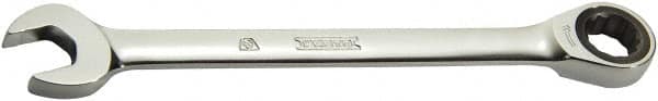 Proto - 9/16" 12 Point Combination Wrench - 0° Offset Angle, 7-1/2" OAL, Steel, Chrome Finish - Benchmark Tooling