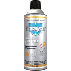 Sprayon - 15.25 Ounce Aerosol Can, White, Mold Cleaner - d-Limonene Composition - Benchmark Tooling