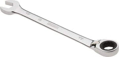 Proto - 17mm 12 Point Combination Wrench - 0° Offset Angle, 8-7/8" OAL, Steel, Chrome Finish - Benchmark Tooling