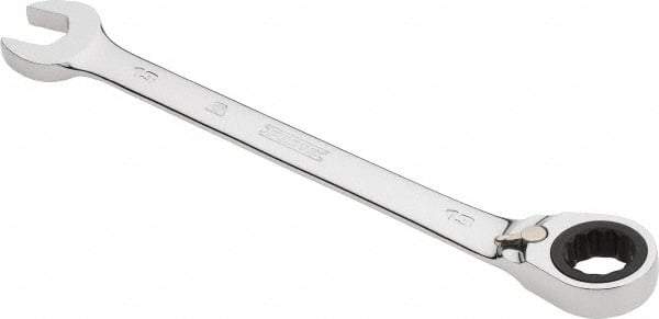 Proto - 13mm 12 Point Combination Wrench - 0° Offset Angle, 7" OAL, Steel, Chrome Finish - Benchmark Tooling