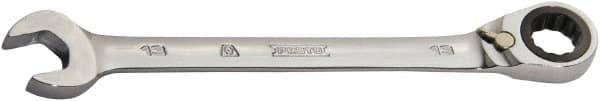 Proto - 24mm 12 Point Combination Wrench - 0° Offset Angle, 12-3/4" OAL, Steel, Chrome Finish - Benchmark Tooling