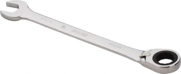 Proto - 1-1/4" 12 Point Combination Wrench - 0° Offset Angle, 16-3/4" OAL, Steel, Chrome Finish - Benchmark Tooling