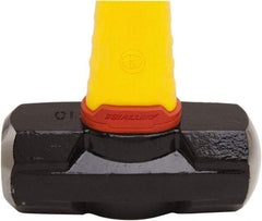 Stanley - 10 Lb Head, 35-1/4" Long Sledge Hammer - Steel Head, 40" Fiberglass Handle - Benchmark Tooling