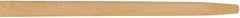 Rubbermaid - 60 x 1-1/8" Wood Handle for Push Brooms - Tapered Connection, Tan - Benchmark Tooling