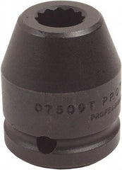 Proto - 3/4" Drive 50mm Standard Impact Socket - 12 Points, 2-3/4" OAL - Benchmark Tooling