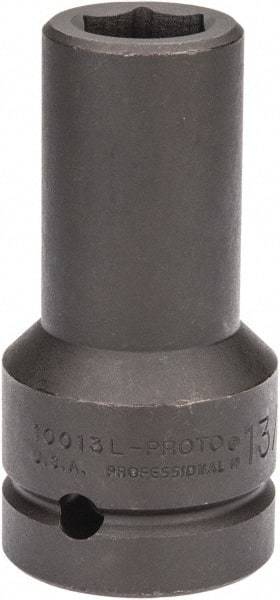 Proto - 1" Drive 13/16" Deep Impact Socket - 6 Points, 4" OAL - Benchmark Tooling