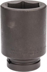 Proto - 1" Drive 55mm Deep Impact Socket - 6 Points, 4-1/2" OAL - Benchmark Tooling
