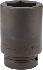 Proto - 1" Drive 50mm Deep Impact Socket - 6 Points, 4-1/4" OAL - Benchmark Tooling