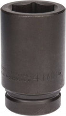 Proto - 1" Drive 41mm Deep Impact Socket - 6 Points, 4" OAL - Benchmark Tooling