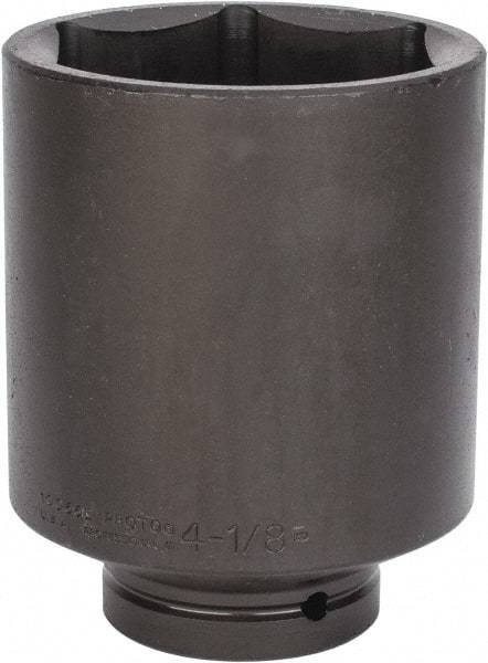 Proto - 1" Drive 4-1/8" Deep Impact Socket - 6 Points, 6-3/4" OAL - Benchmark Tooling