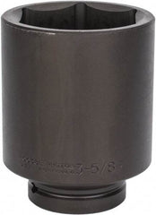 Proto - 1" Drive 3-5/8" Deep Impact Socket - 6 Points, 6-1/8" OAL - Benchmark Tooling