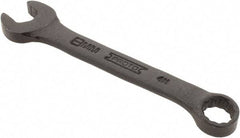 Proto - 8mm 12 Point Offset Combination Wrench - 15° Offset Angle, 3-1/2" OAL, Steel, Black Finish - Benchmark Tooling