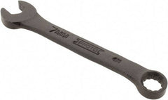 Proto - 7mm 12 Point Offset Combination Wrench - 15° Offset Angle, 3-3/8" OAL, Steel, Black Finish - Benchmark Tooling