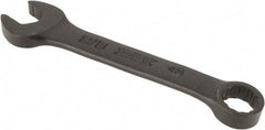 Proto - 3/8" 12 Point Offset Combination Wrench - 15° Offset Angle, 3-3/4" OAL, Steel, Black Finish - Benchmark Tooling