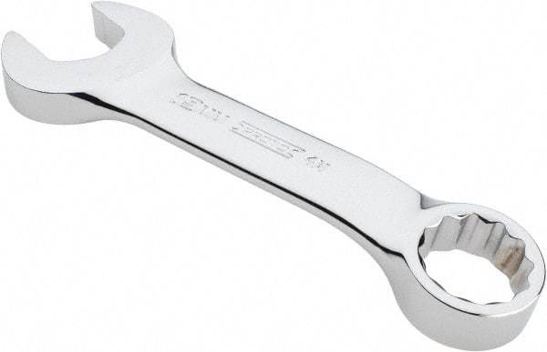 Proto - 19mm 12 Point Offset Combination Wrench - 15° Offset Angle, 5-7/16" OAL, Steel, Chrome Finish - Benchmark Tooling