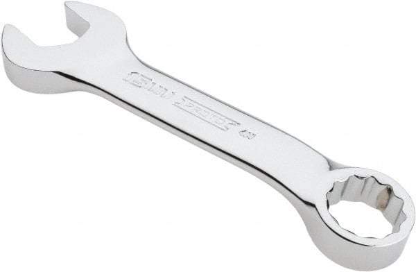 Proto - 15mm 12 Point Offset Combination Wrench - 15° Offset Angle, 4-11/16" OAL, Steel, Chrome Finish - Benchmark Tooling