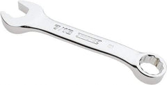Proto - 7/16" 12 Point Offset Combination Wrench - 15° Offset Angle, 4-1/16" OAL, Steel, Chrome Finish - Benchmark Tooling