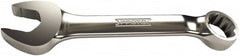 Proto - 1/4" 12 Point Offset Combination Wrench - 15° Offset Angle, 3-1/4" OAL, Steel, Chrome Finish - Benchmark Tooling