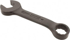 Proto - 15mm 12 Point Offset Combination Wrench - 15° Offset Angle, 4-11/16" OAL, Steel, Black Finish - Benchmark Tooling