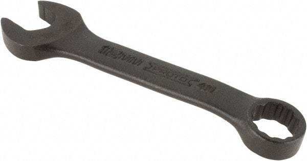 Proto - 12mm 12 Point Offset Combination Wrench - 15° Offset Angle, 4-1/8" OAL, Steel, Black Finish - Benchmark Tooling