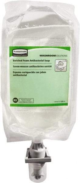 Rubbermaid - 1,100 mL Dispenser Refill Foam Soap - Clear, Fragrance Free Scent - Benchmark Tooling