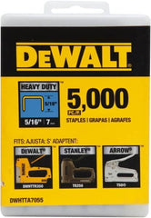 DeWALT - 1/2" Wide Steel Heavy Duty Staples - 15/32" Leg Length - Benchmark Tooling