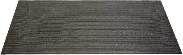 Ability One - 5' Long x 3' Wide, Dry Environment, Anti-Fatigue Matting - Black, Vinyl with Vinyl Sponge Base, Beveled - Benchmark Tooling