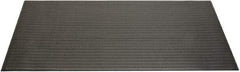 Ability One - 5' Long x 3' Wide, Dry Environment, Anti-Fatigue Matting - Black, Vinyl with Vinyl Sponge Base, Beveled - Benchmark Tooling