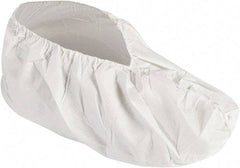 KleenGuard - Size XL/2XL, Microporous Film Laminate, PVC Shoe Cover - White, Non-Chemical Resistant - Benchmark Tooling