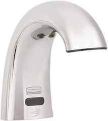 Rubbermaid - 800 to 1600 mL Foam Soap Dispenser Hardware - Plastic, Counter Mounted, Chrome - Benchmark Tooling