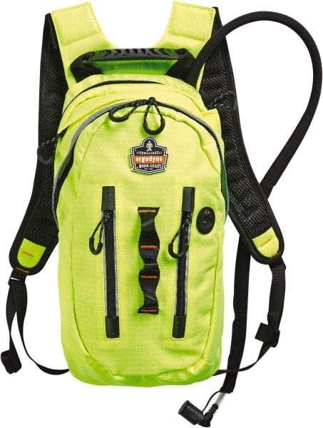 Ergodyne - Premium Cargo Lime Hydration Backpack - 18 Inch Long x 10-1/2 Inch Wide x 3 Inch Deep, 70 Ounce Reservoir Capacity - Benchmark Tooling