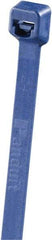 Panduit - 3.9" Long Blue Polypropylene Standard Cable Tie - 15 Lb Tensile Strength, 1.1mm Thick, 22mm Max Bundle Diam - Benchmark Tooling