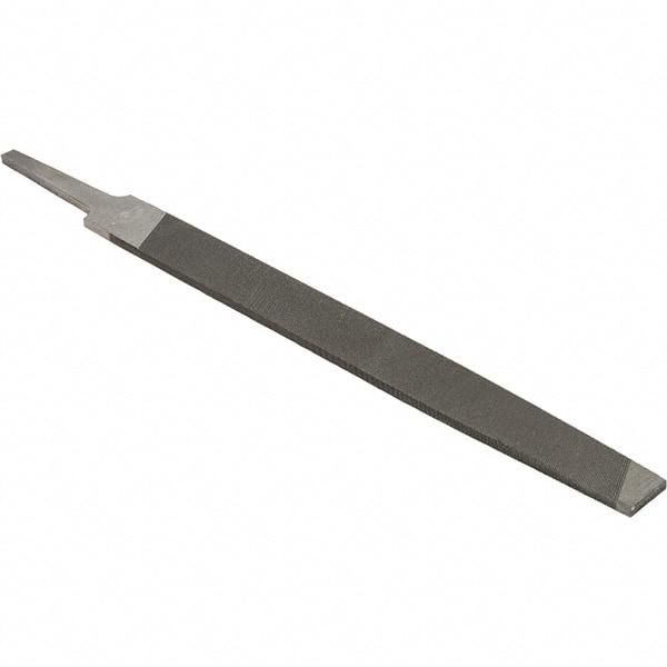 Value Collection - 8" Long, Smooth Cut, Mill American-Pattern File - Single Cut, 9/64" Overall Thickness - Benchmark Tooling