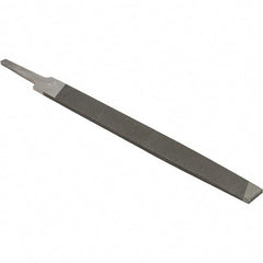 Value Collection - 8" Long, Smooth Cut, Mill American-Pattern File - Single Cut, 9/64" Overall Thickness - Benchmark Tooling
