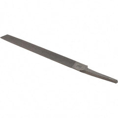 Value Collection - 6" Long, Bastard Cut, Half Round American-Pattern File - Double Cut, 5/32" Overall Thickness - Benchmark Tooling