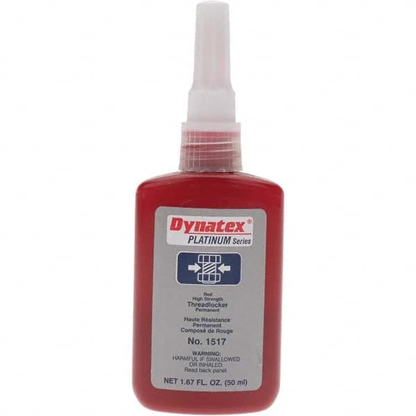 Made in USA - 50 mL Bottle, Red, High Strength Liquid Threadlocker - Benchmark Tooling