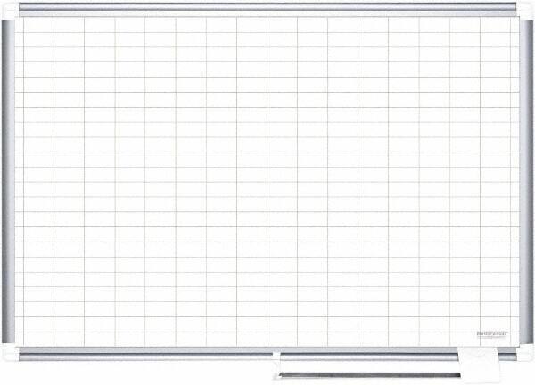 MasterVision - 36" High x 48" Wide Magnetic Dry Erase Calendar - Steel - Benchmark Tooling