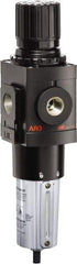 ARO/Ingersoll-Rand - 3/4" NPT Port Heavy Duty 1 Piece Filter/Regulator FRL Unit - Metal Bowl, 236 SCFM, 250 Max psi, 13.642" High x 4.091" Long, Manual Drain - Benchmark Tooling