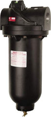 ARO/Ingersoll-Rand - 1" Port, 18.52" High x 7.76" Wide Super Duty Filter with Metal Bowl, Automatic Drain - 323 SCFM, 300 Max psi, 150°F Max Temp, Modular Connection, 11.5 oz Bowl Capacity - Benchmark Tooling