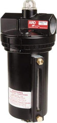 ARO/Ingersoll-Rand - 1 1/2" NPT, 200 Max psi Super Duty Modular Lubricator - Metal Bowl with Sight Glass, Zinc Body, 927 CFM, 150°F Max Temp, 5-1/2" Long x 5" Wide x 11.60" High - Benchmark Tooling