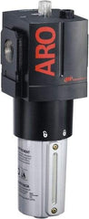 ARO/Ingersoll-Rand - 1" NPT, 250 Max psi Heavy Duty Modular Lubricator - Metal Bowl with Sight Glass, Aluminum Body, 330 CFM, 175°F Max Temp, 3.54" Long x 3.86" Wide x 10.11" High - Benchmark Tooling