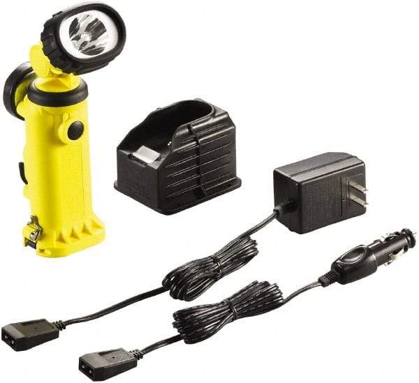 Streamlight - White LED Bulb, 150 Lumens, Industrial/Tactical Flashlight - Yellow Plastic Body, 1 4.8 V\xB6Sub-C NiCad Battery Included - Benchmark Tooling