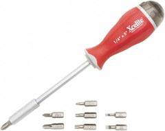 Xcelite - 8-in-1 Bit Screwdriver - Slotted, Phillips, Torx, Ergonomic - Benchmark Tooling